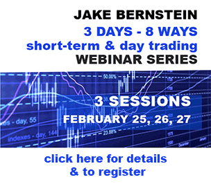 Jake Bernstein | 3 Days 8 Ways Short-Term & Day Trading Sessions 