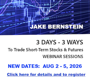 Jake Bernstein| 3 Days 3 Ways DayTrading Webinar